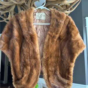 Vintage mink shawl